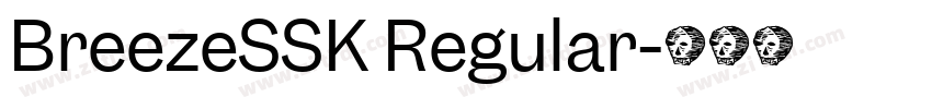BreezeSSK Regular字体转换